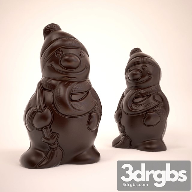 Chocolate – frosty the snowman 3dsmax Download - thumbnail 1