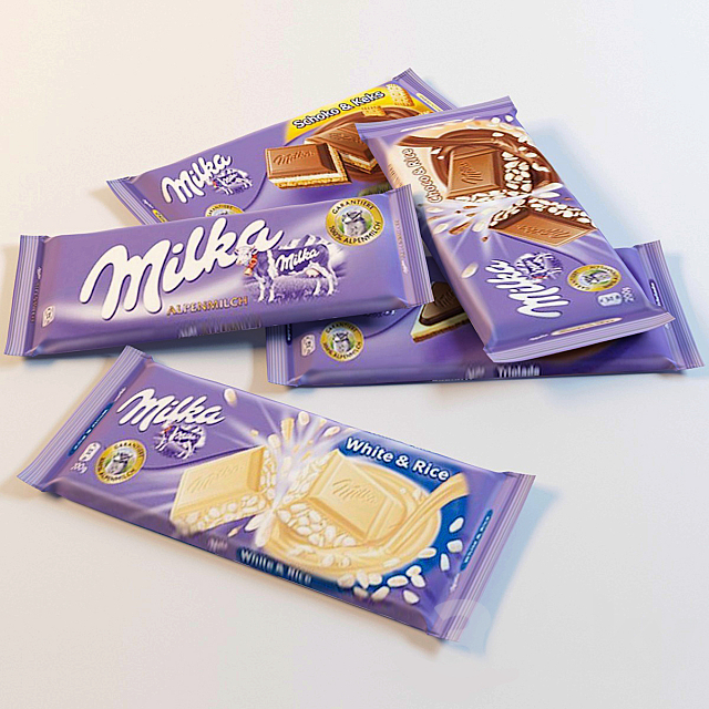 Chocolate Milka 3DSMax File - thumbnail 1