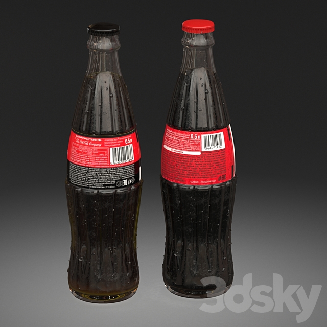 Coca Cola 0.5L 3DSMax File - thumbnail 3