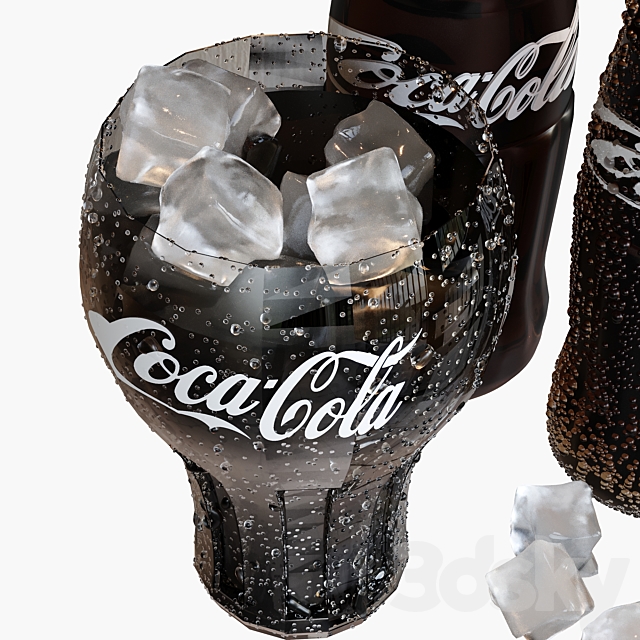 COCA COLA AND ICE 3DSMax File - thumbnail 3