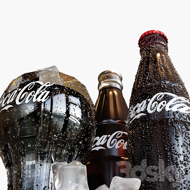 COCA COLA AND ICE 3DSMax File - thumbnail 4