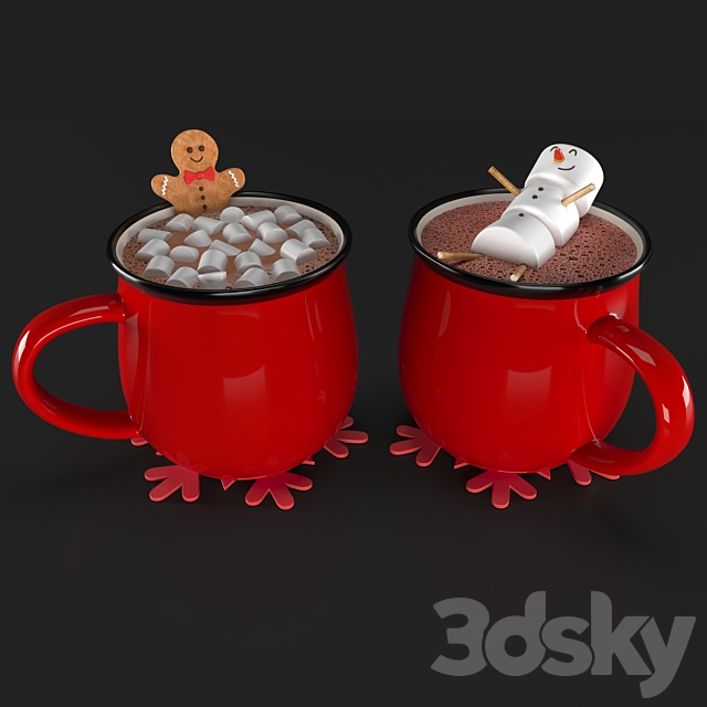 Cocoa set 3DS Max Model - thumbnail 2