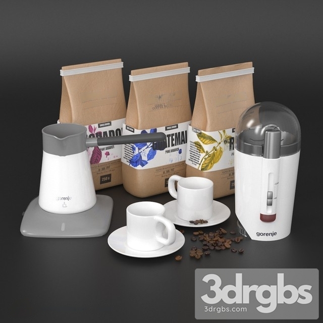 Coffee Set Gorenje 3dsmax Download - thumbnail 1