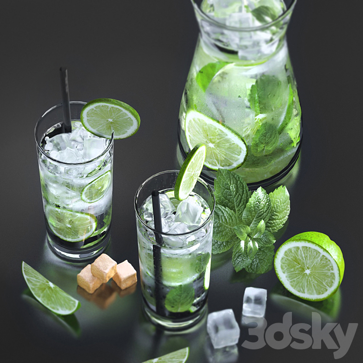 Cold mojito 3DS Max - thumbnail 2