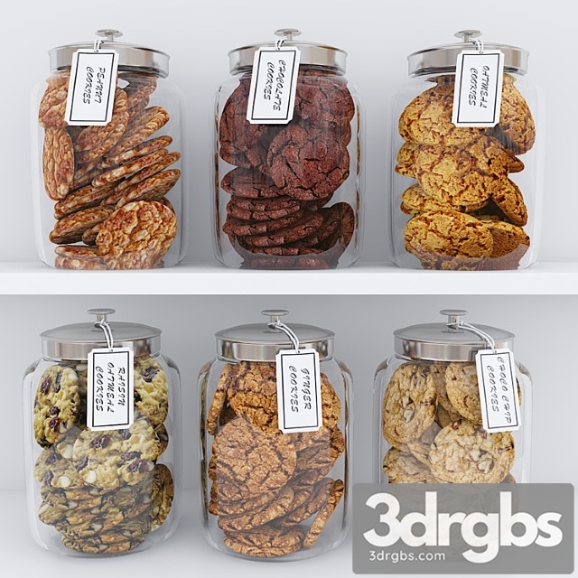 Cookie jars 3 3dsmax Download - thumbnail 1