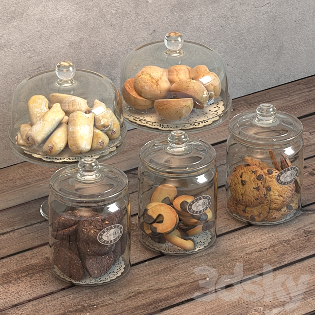 cookie jars 3DSMax File - thumbnail 1