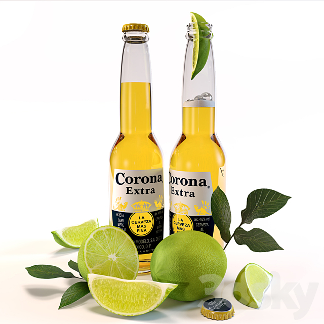 Corona Extra beer 3DSMax File - thumbnail 1