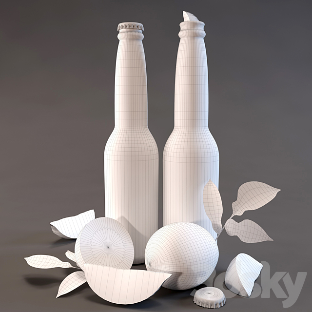 Corona Extra beer 3DSMax File - thumbnail 2