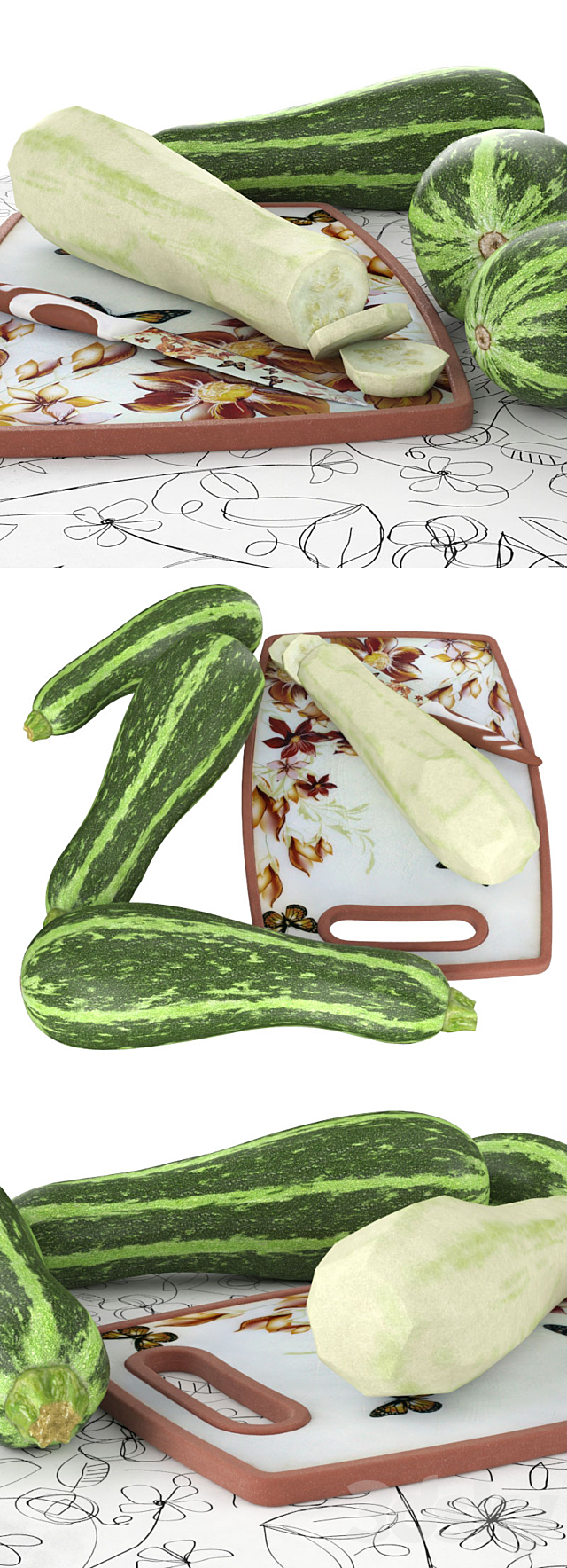 Courgettes 3ds Max - thumbnail 2