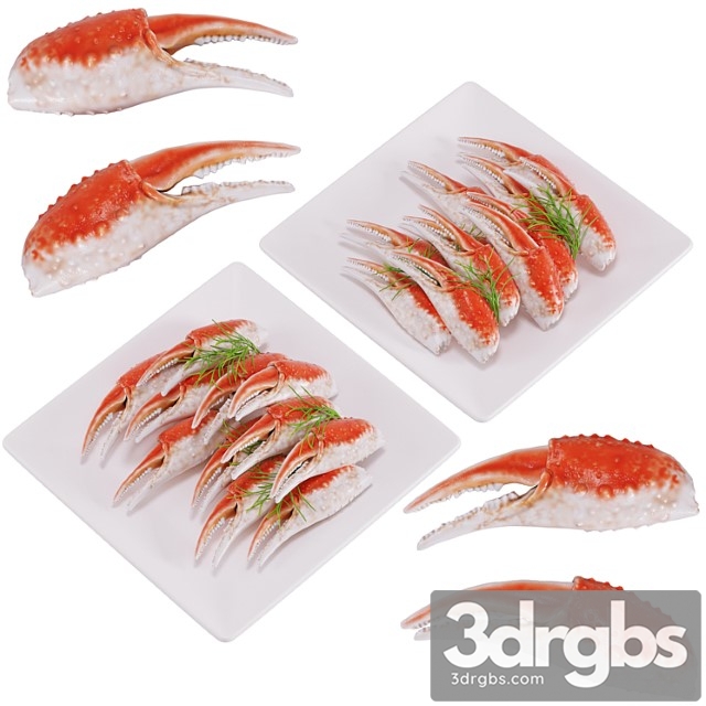 Crab dish 3dsmax Download - thumbnail 1