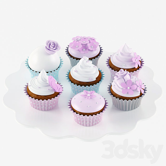 cupcakes 3ds Max - thumbnail 1