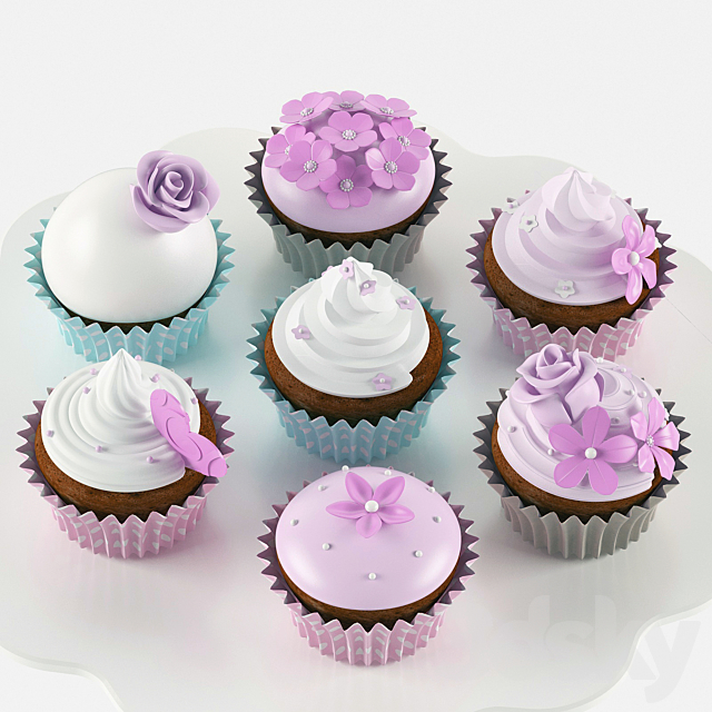 cupcakes 3ds Max - thumbnail 2