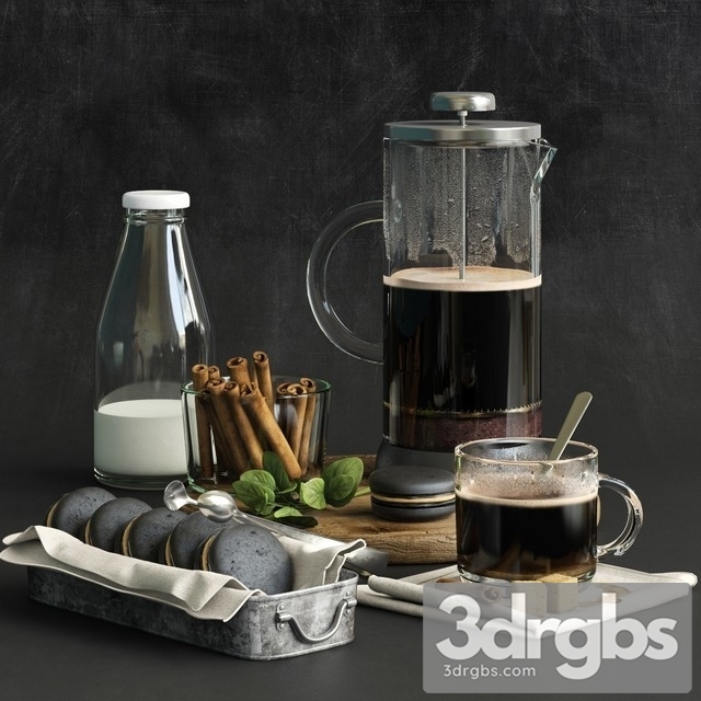 Decor Kitchen 04 3dsmax Download - thumbnail 1