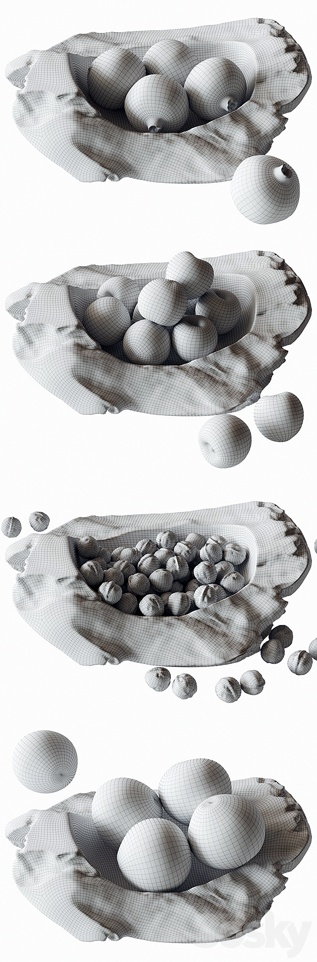 Decorative dish 2 3DSMax File - thumbnail 3