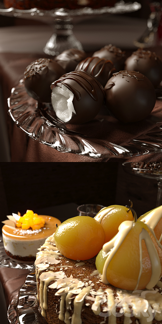 Dessert 3ds Max - thumbnail 2