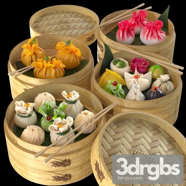 Dim Sum 02 3dsmax Download - thumbnail 1