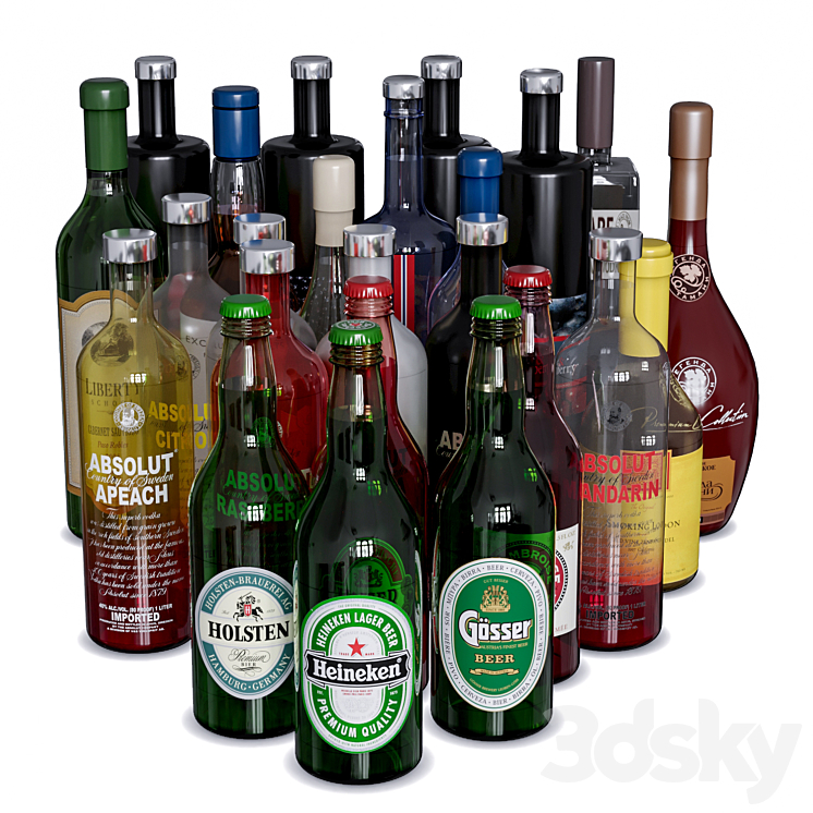 Drink_Set_1 3DS Max - thumbnail 2