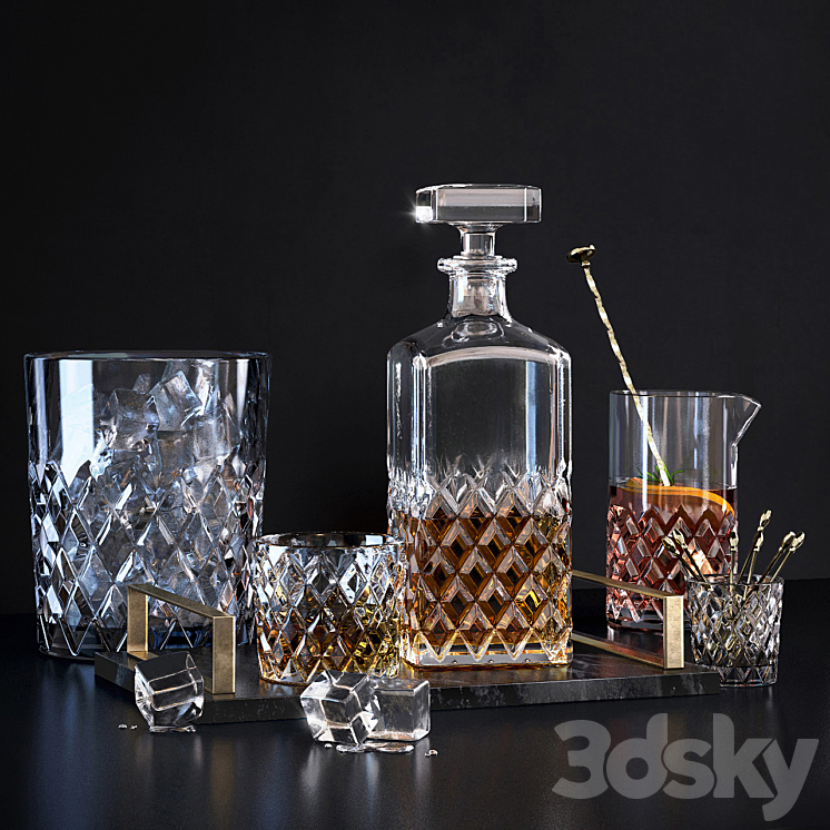 Drinkware Collection 3DS Max - thumbnail 1