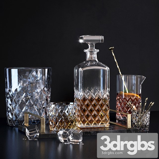 Drinkware collection 3dsmax Download - thumbnail 1