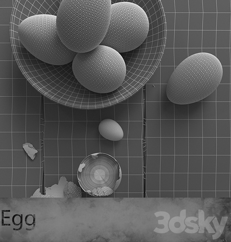 EggBowl 3DS Max - thumbnail 2