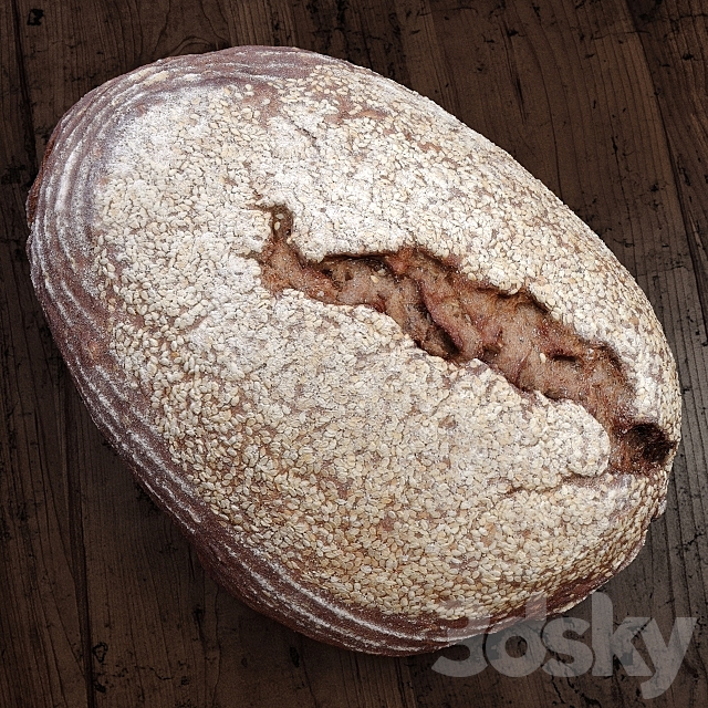 Farmer’s bread 3ds Max - thumbnail 2