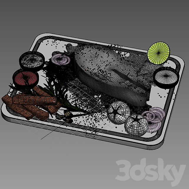 fish steak 3DSMax File - thumbnail 4