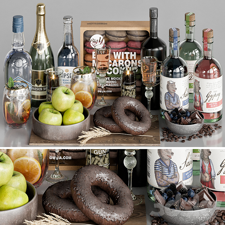 Food and Drinks 05 3DS Max Model - thumbnail 3