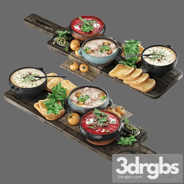 Food soup 3dsmax Download - thumbnail 1