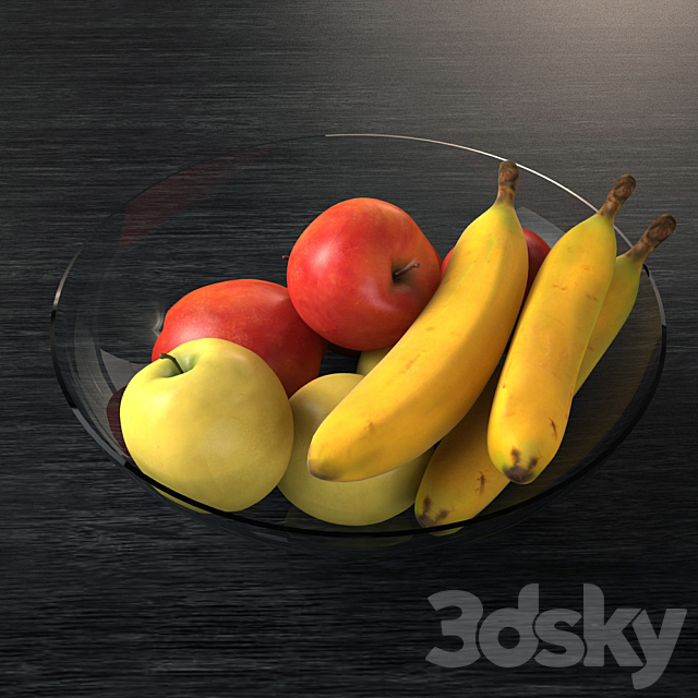 Fruit bowl 3DSMax File - thumbnail 1