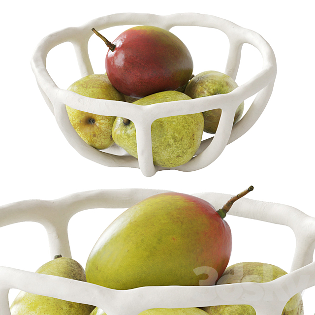 Fruit bowls 3DS Max Model - thumbnail 3