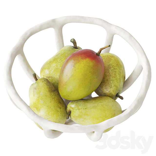 Fruit bowls 3DS Max Model - thumbnail 4