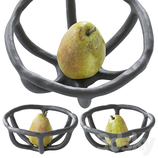 Fruit bowls 3DS Max Model - thumbnail 5