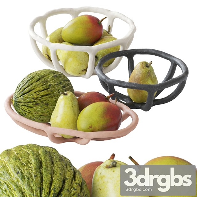 Fruit Bowls 3dsmax Download - thumbnail 1