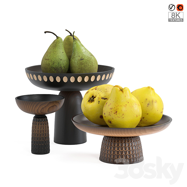 Fruit bowls 3DSMax File - thumbnail 1