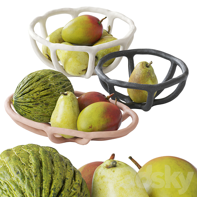 Fruit bowls 3DSMax File - thumbnail 1