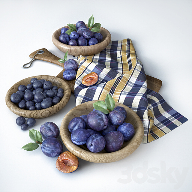 Fruit composition 3DSMax File - thumbnail 1