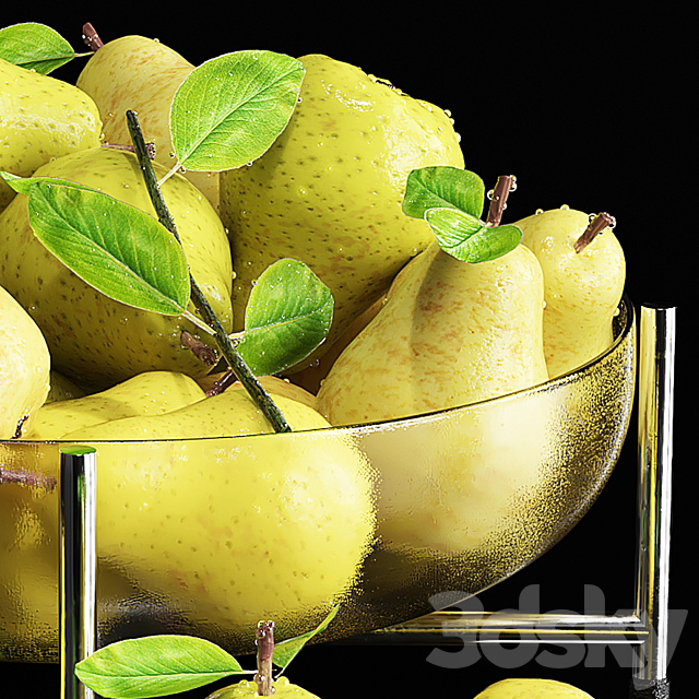 fruits dish5 3DS Max Model - thumbnail 2