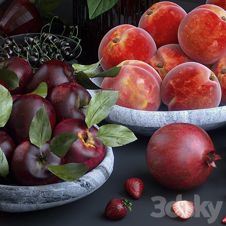 Fruits. Red 3DS Max - thumbnail 2