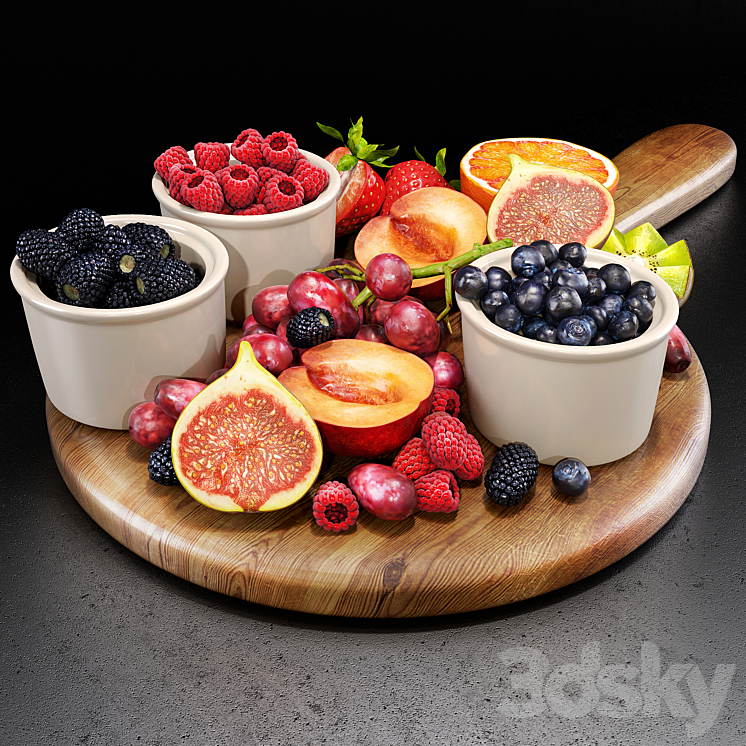 Fruits set 02 3DS Max - thumbnail 1