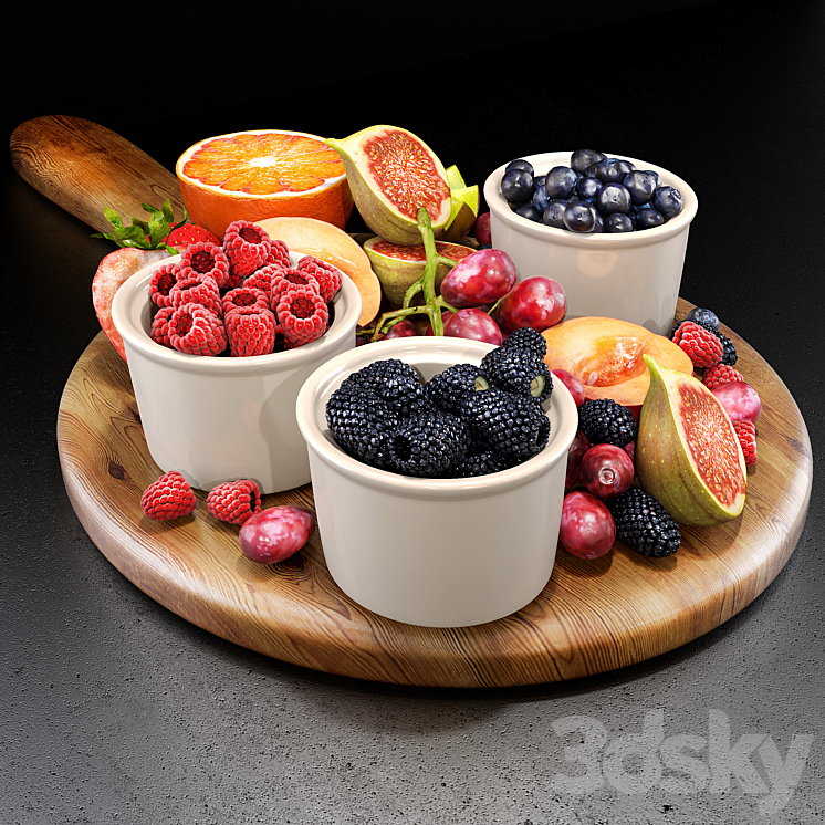 Fruits set 02 3DS Max - thumbnail 2