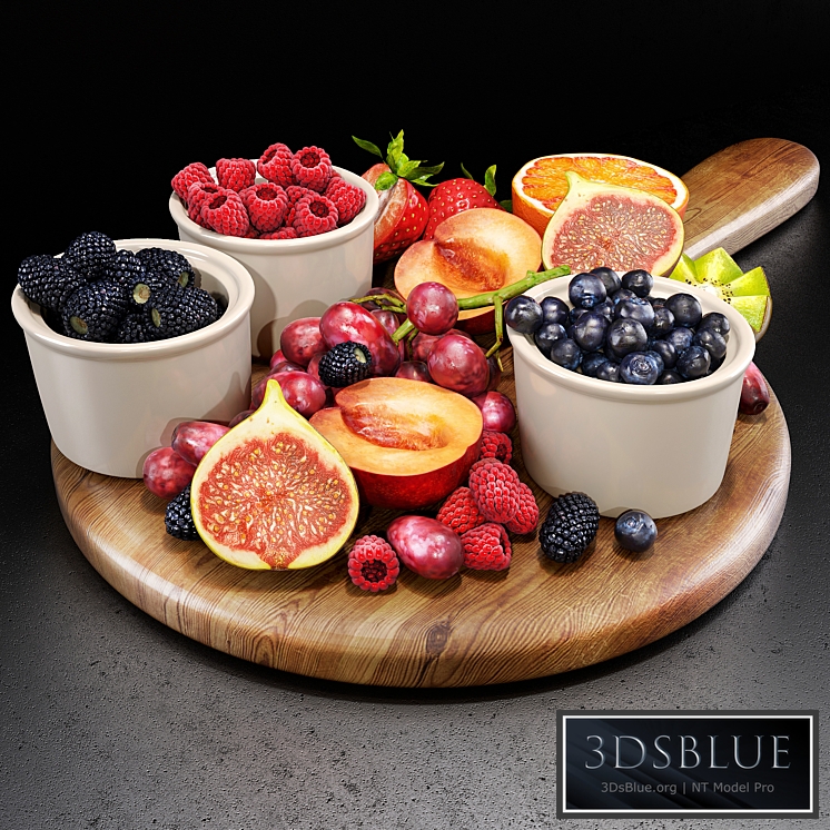 Fruits set 02 3DS Max - thumbnail 3