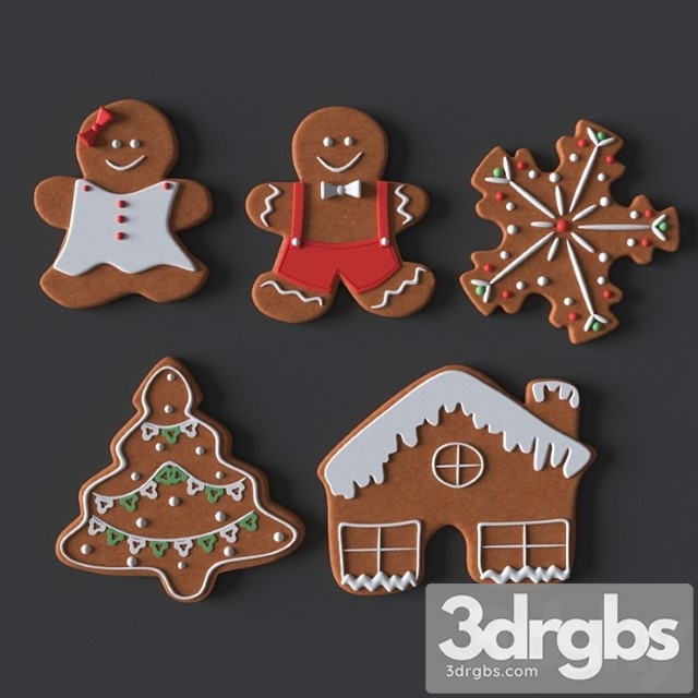 Gingerbread 3dsmax Download - thumbnail 1