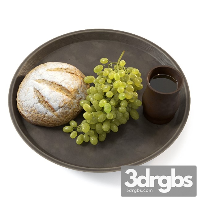 Grape tray 3dsmax Download - thumbnail 1