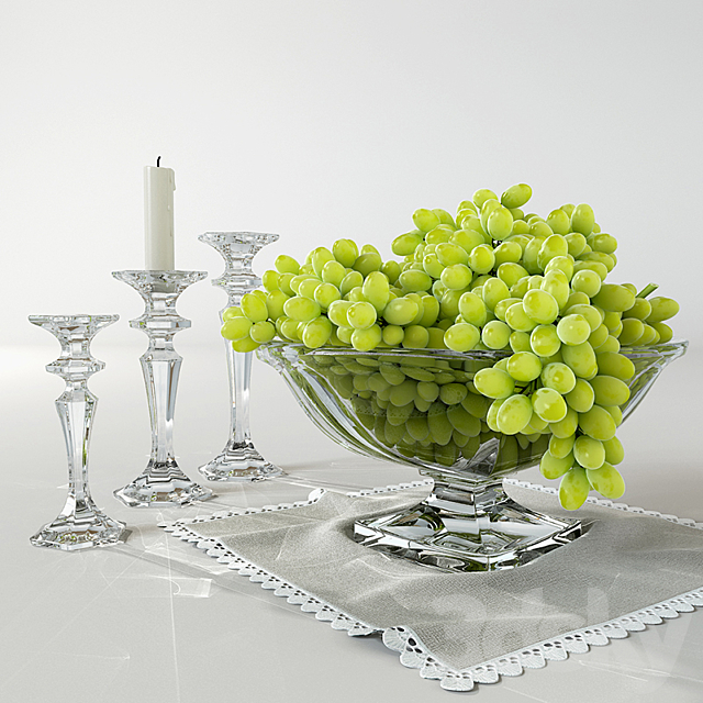 Grapes “white” 3DS Max Model - thumbnail 1