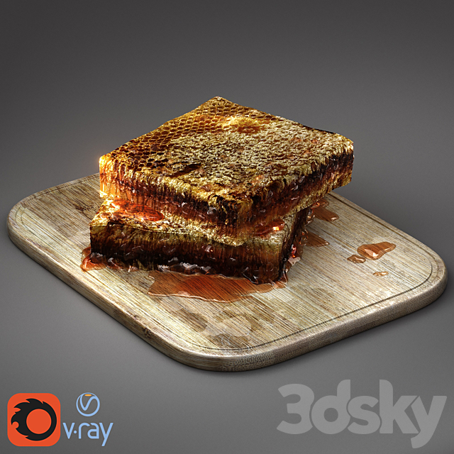 Honey comb 3ds Max - thumbnail 1