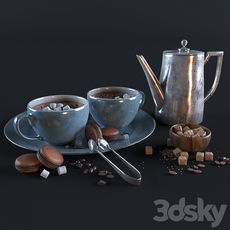 Hot chocolate 3DS Max - thumbnail 1