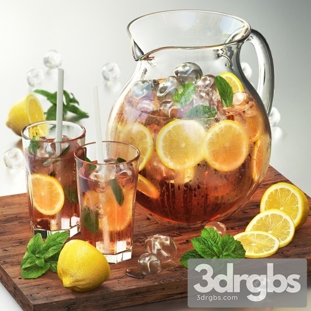 Iced Tea With Lemon 3dsmax Download - thumbnail 1