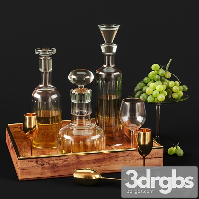 Kitchen decorative set 042 3dsmax Download - thumbnail 1