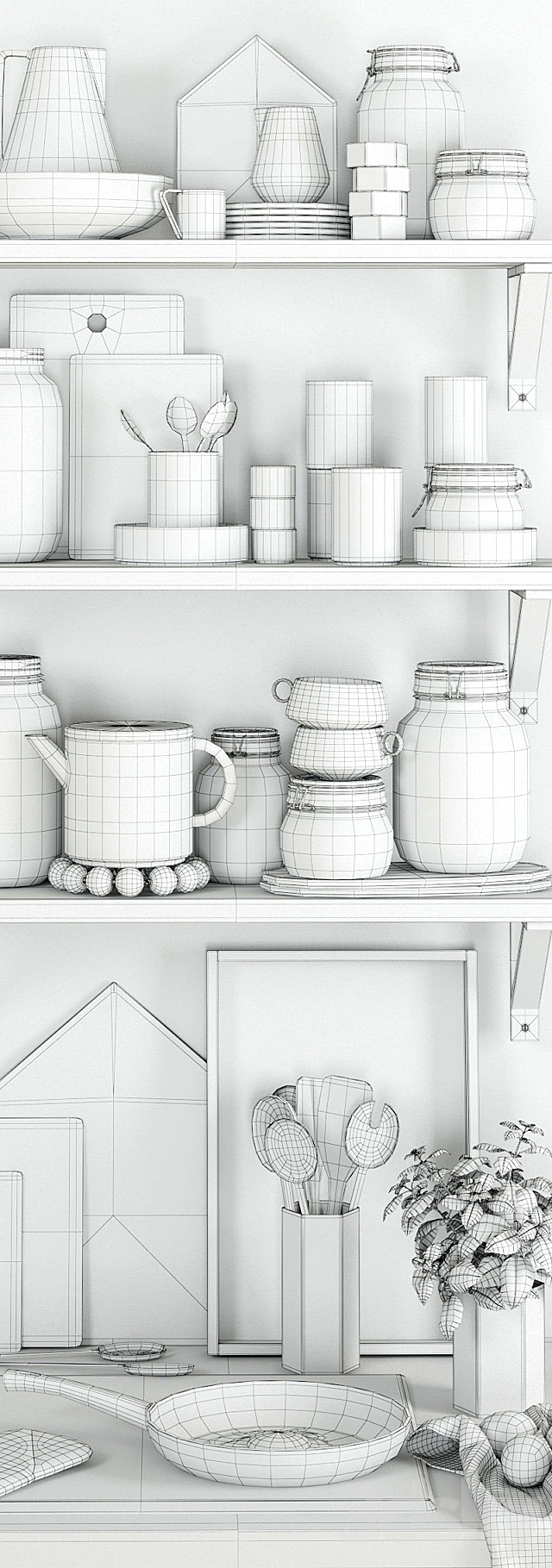 Kitchen set FERM LIVING 3ds Max - thumbnail 3