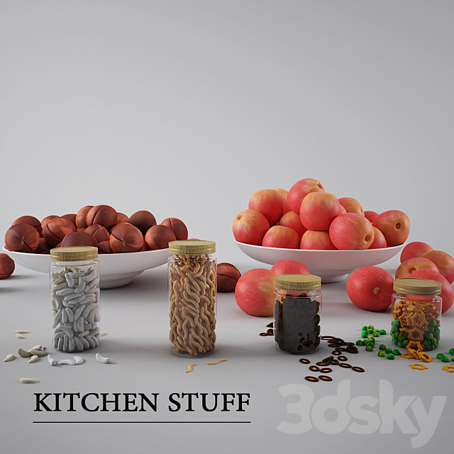 kitchen stuff 3DSMax File - thumbnail 1